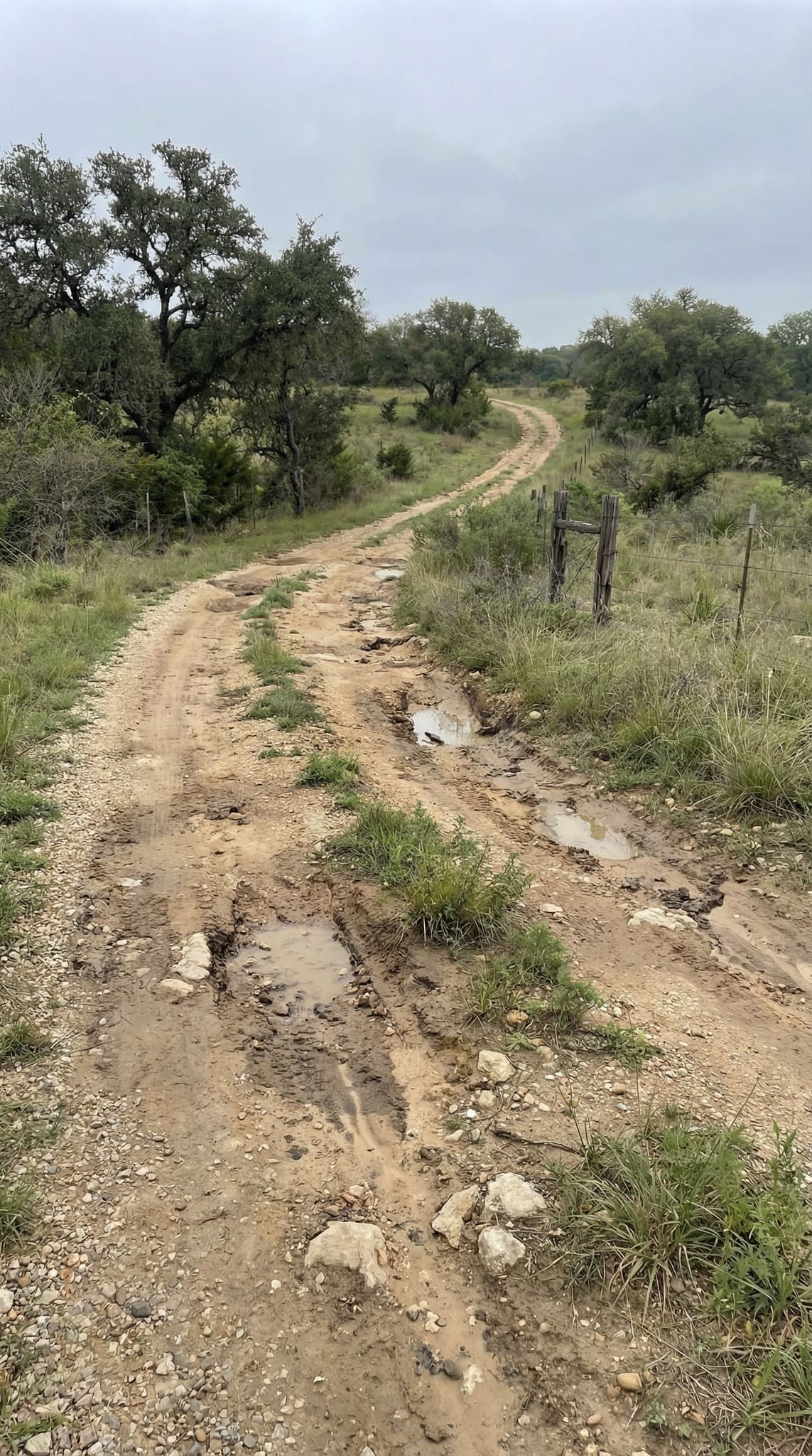 Commercial lot before paving